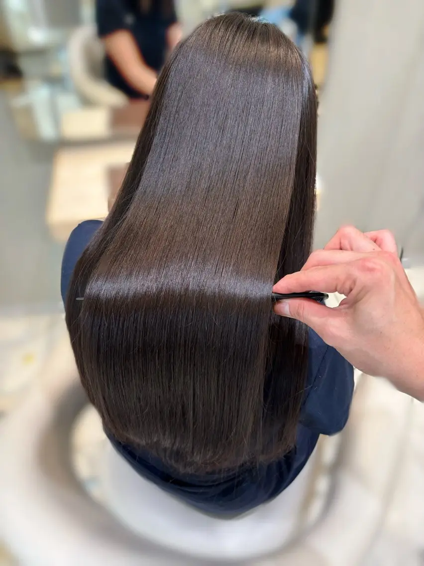 ロング メンズ トリートメント カット トリートメント 縮毛矯正/髪質改善/ 白髪ぼかし/吉村克冬のヘアスタイル