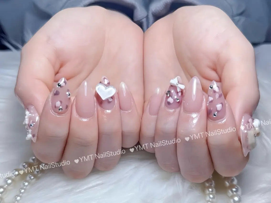 ネイル 長さ出し フットネイル ジェルネイル 韓国ネイル マグネットネイル ハンドネイル YMT. NailStudioのネイルデザイン