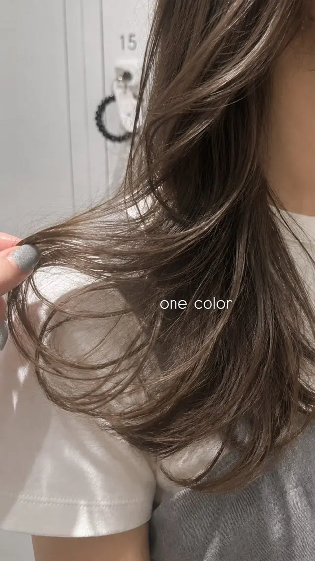 カラー sumire ༊·˚ 透明感／艶Colorのヘアスタイル
