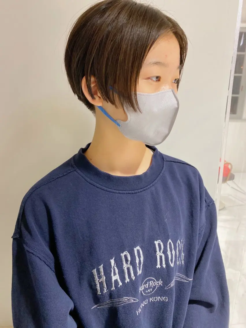 ショート ハンサムショート ショートヘア カット ヘアカラー 新井 広之のヘアスタイル