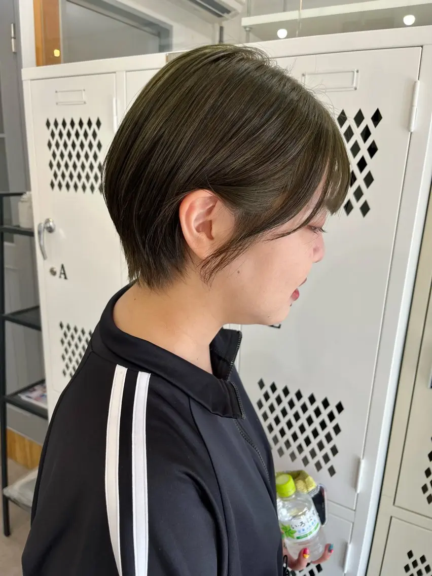 ショート カラー カット ヘアカラー トリートメント 🌼sunc HINAMI🌼のヘアスタイル