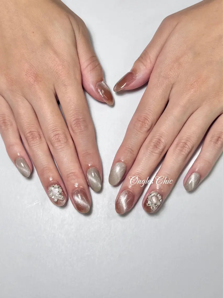 ネイル ハンドネイル ongles chicのネイルデザイン