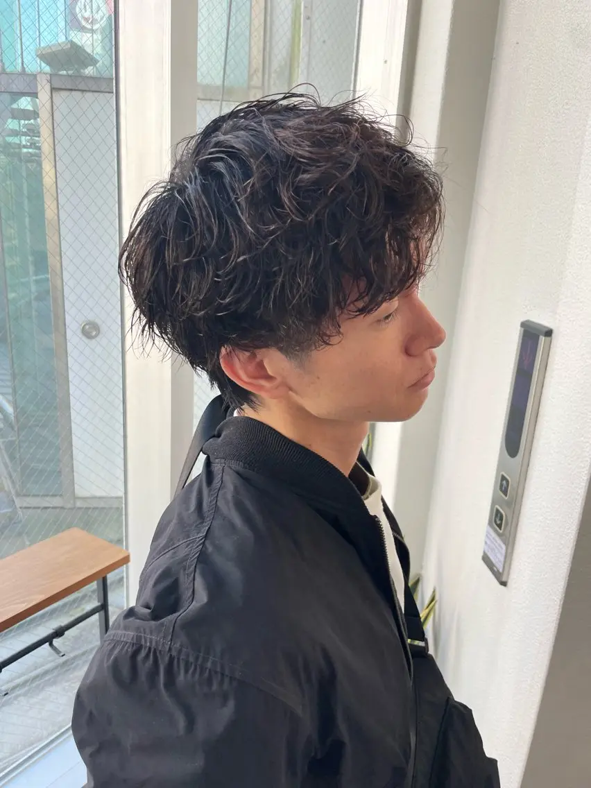 パーマ メンズ レイヤーカット/ Harukaのヘアスタイル