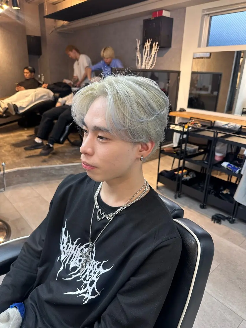 カラー メンズ 大宮/海外風パーマ 🇺🇸隼也🇪🇸のヘアスタイル