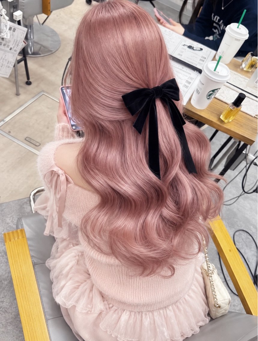 セミロング カラー ハイトーン特化💍 NØRN💍韓国のヘアスタイル