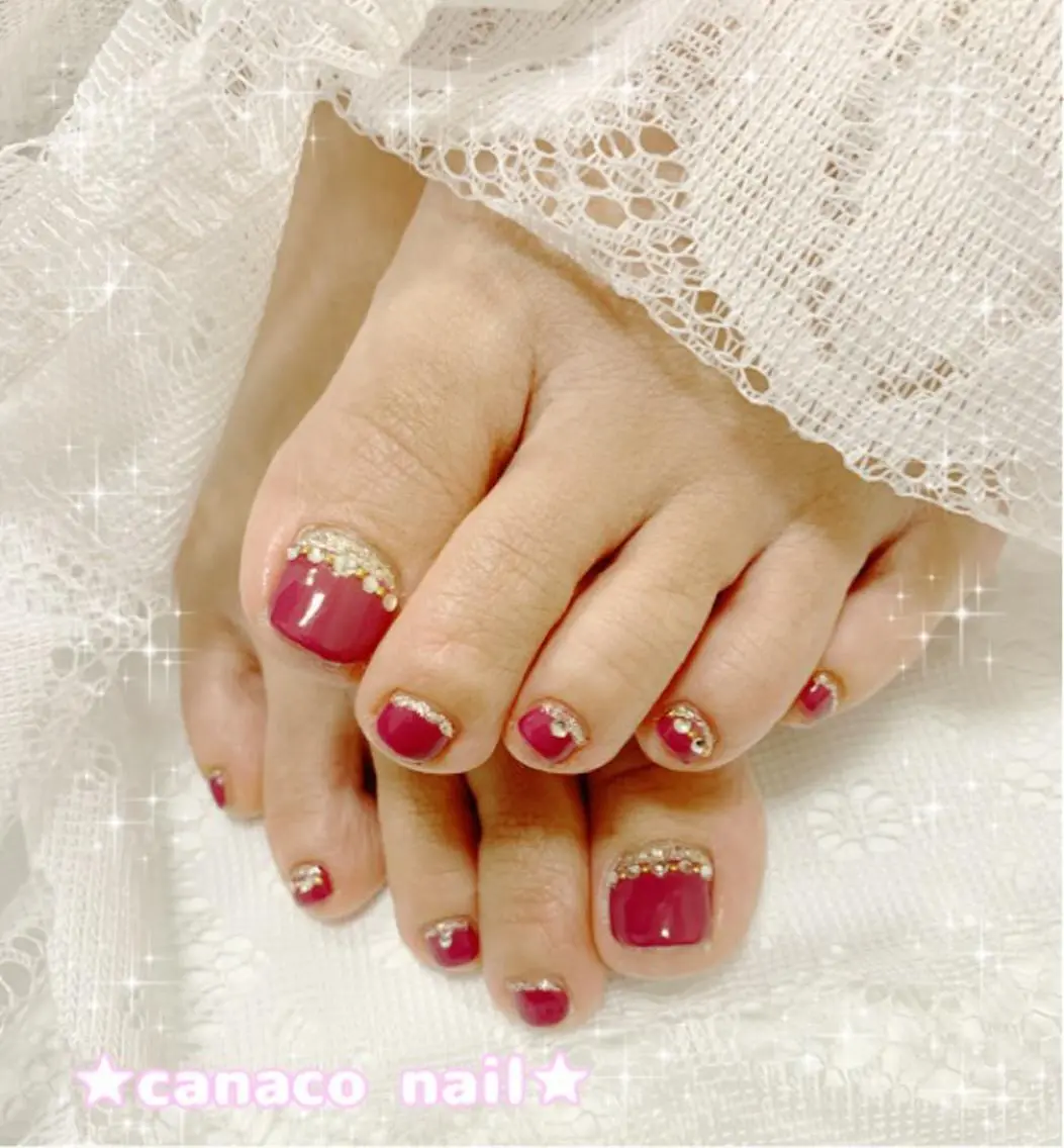 ネイル フットネイル ジェルネイル ベテランネイル cnc nailのネイルデザイン