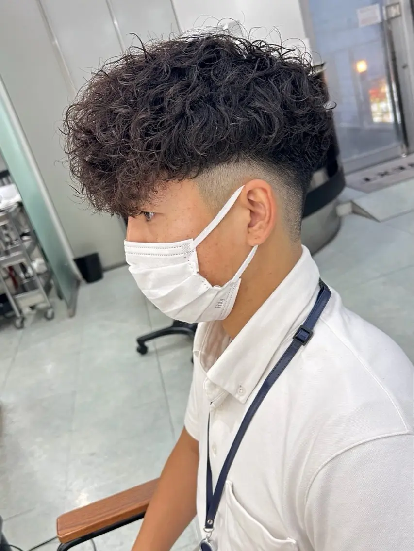 パーマ メンズ 静岡 / 毛流れ特化 /下居真大のヘアスタイル