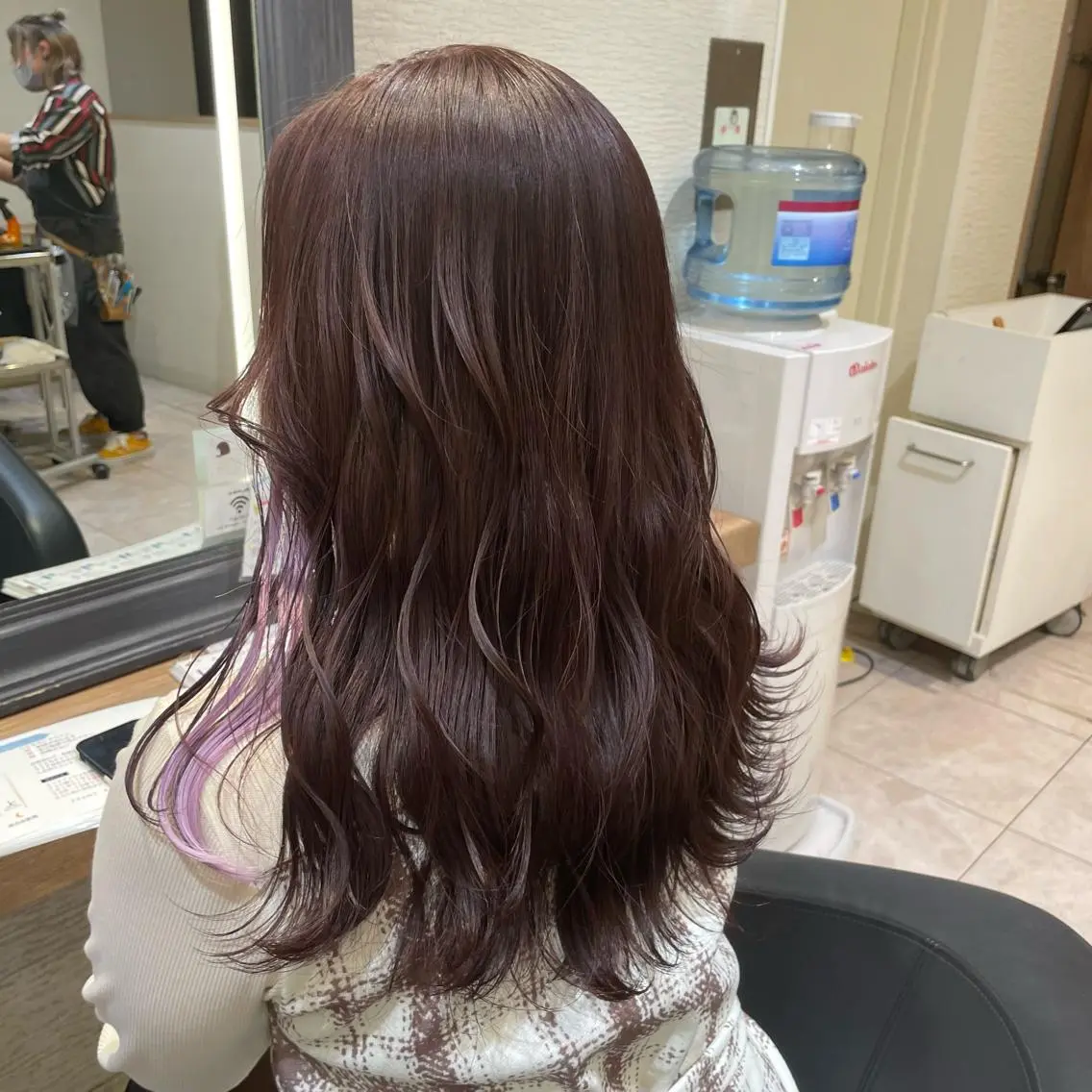 セミロング レイヤー/ハイトーン 🫧Erikaのヘアスタイル