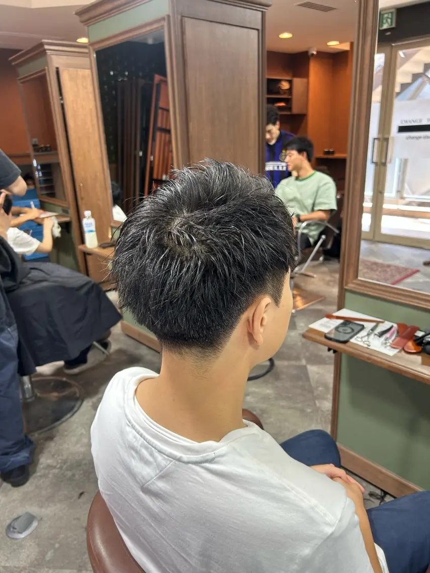 ショート メンズ 衛藤 星芭／カット無料天神のヘアスタイル