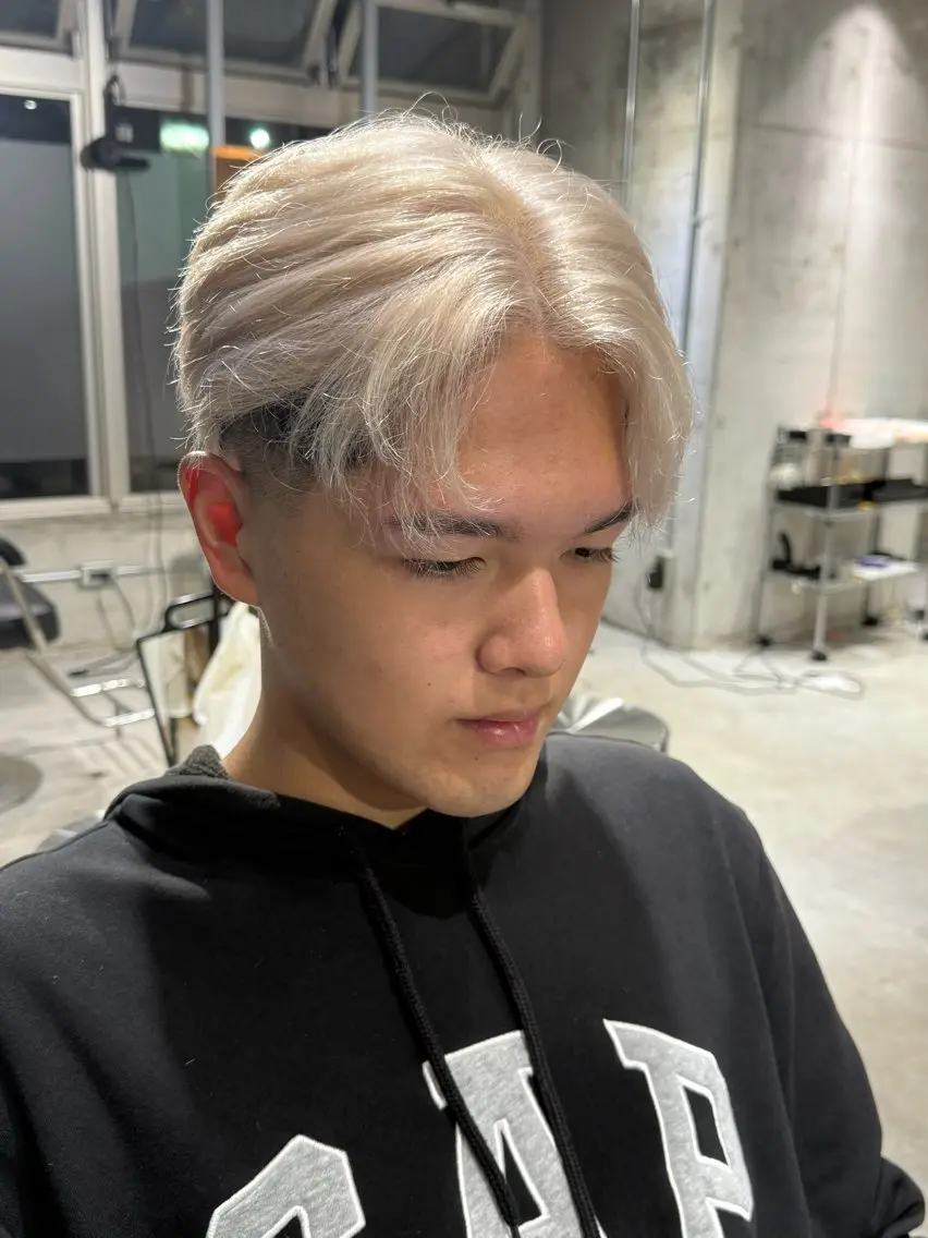 メンズ カット ヘアカラー 布施メンズ特化美容師 秋山　涼のヘアスタイル
