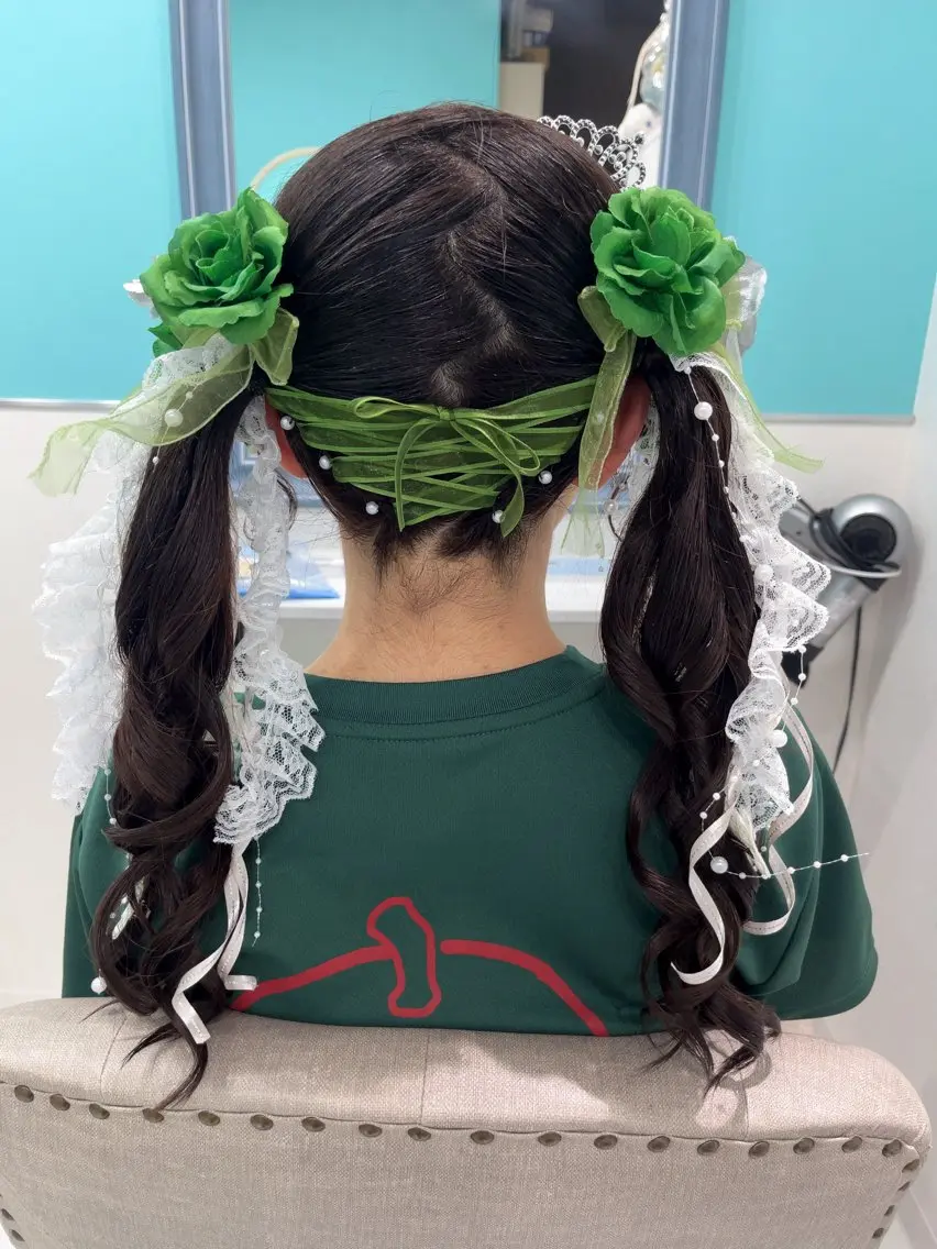 ヘアアレンジ ヘアセット ☁️hinako☁️ 1HAVANAのヘアスタイル