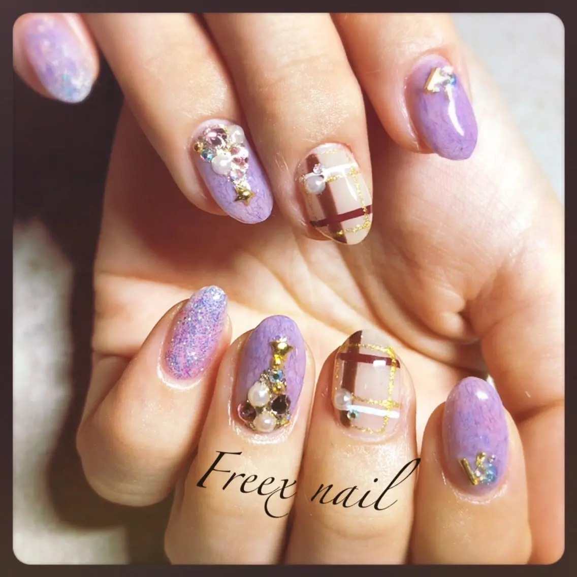 ネイル 冬ネイル クリスマス freex nail /ニュアンス/個性派のネイルデザイン