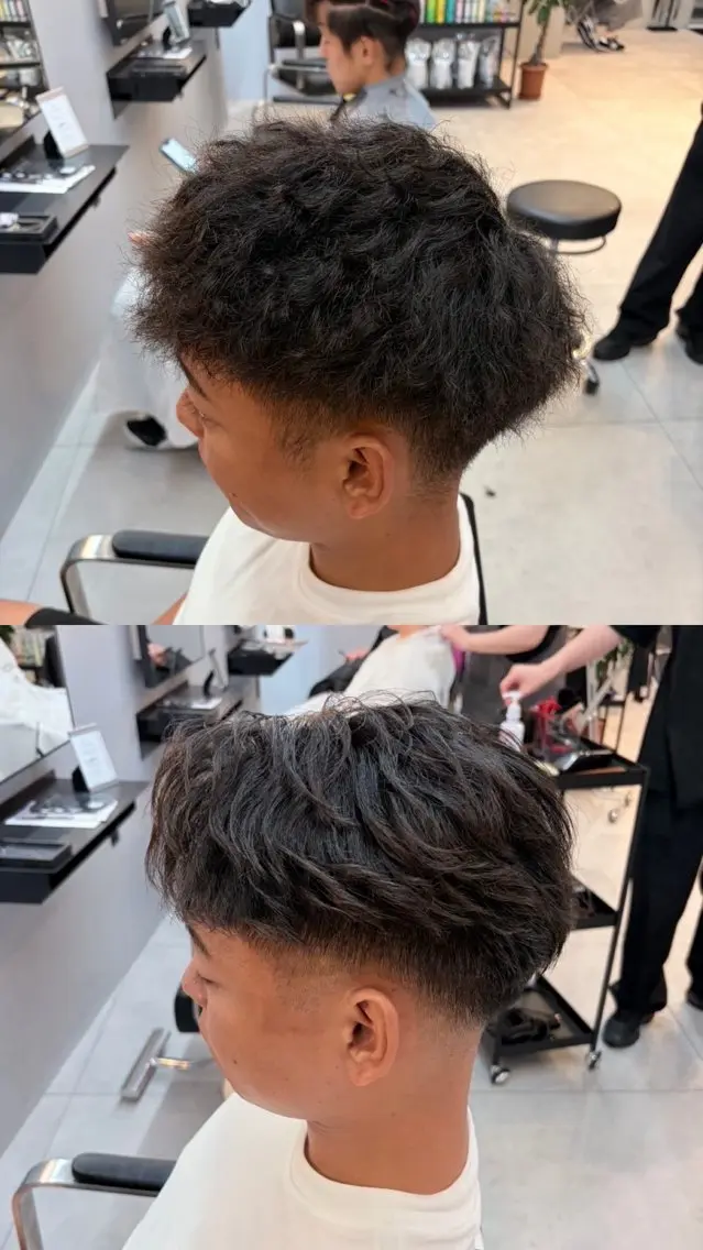 メンズ メンズパーマ メンズツイストパーマ ツイストパーマ 縮毛矯正 needs hair /遼雅のヘアスタイル