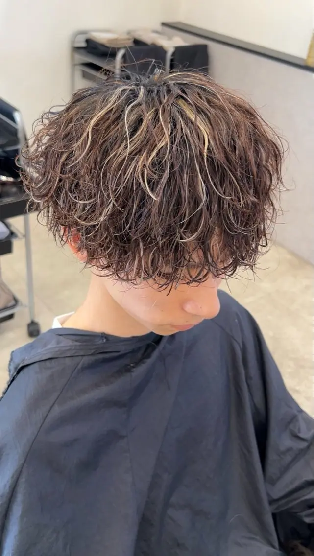 パーマ メンズ カット ヘアカラー パーマ ciateメンズ特化 HIROMUのヘアスタイル
