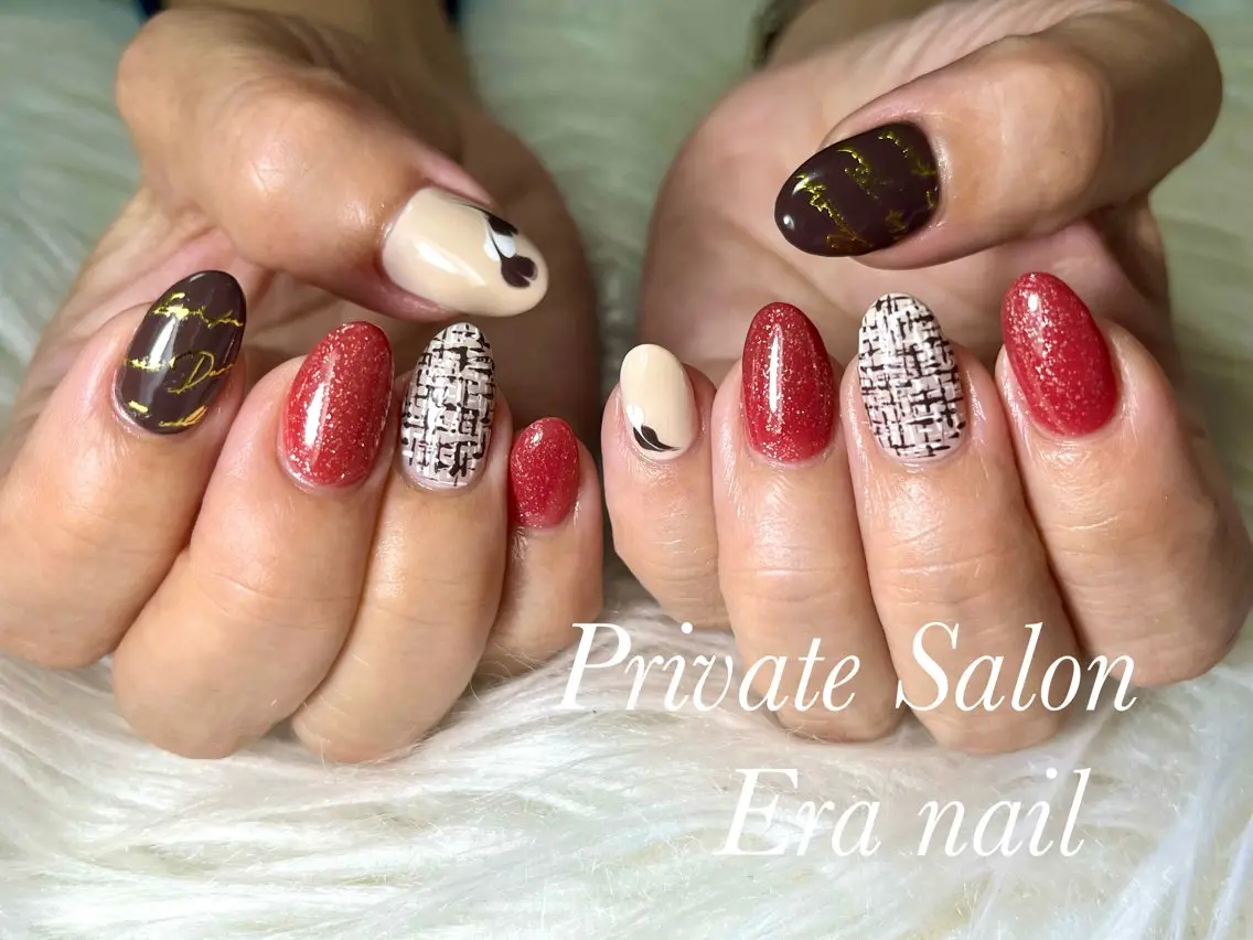ネイル バレンタイン Era nailのネイルデザイン