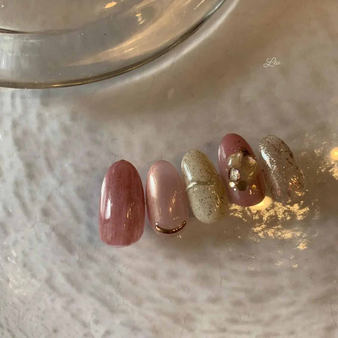 ネイル ジェルネイル パラジェル Léa nailのネイルデザイン