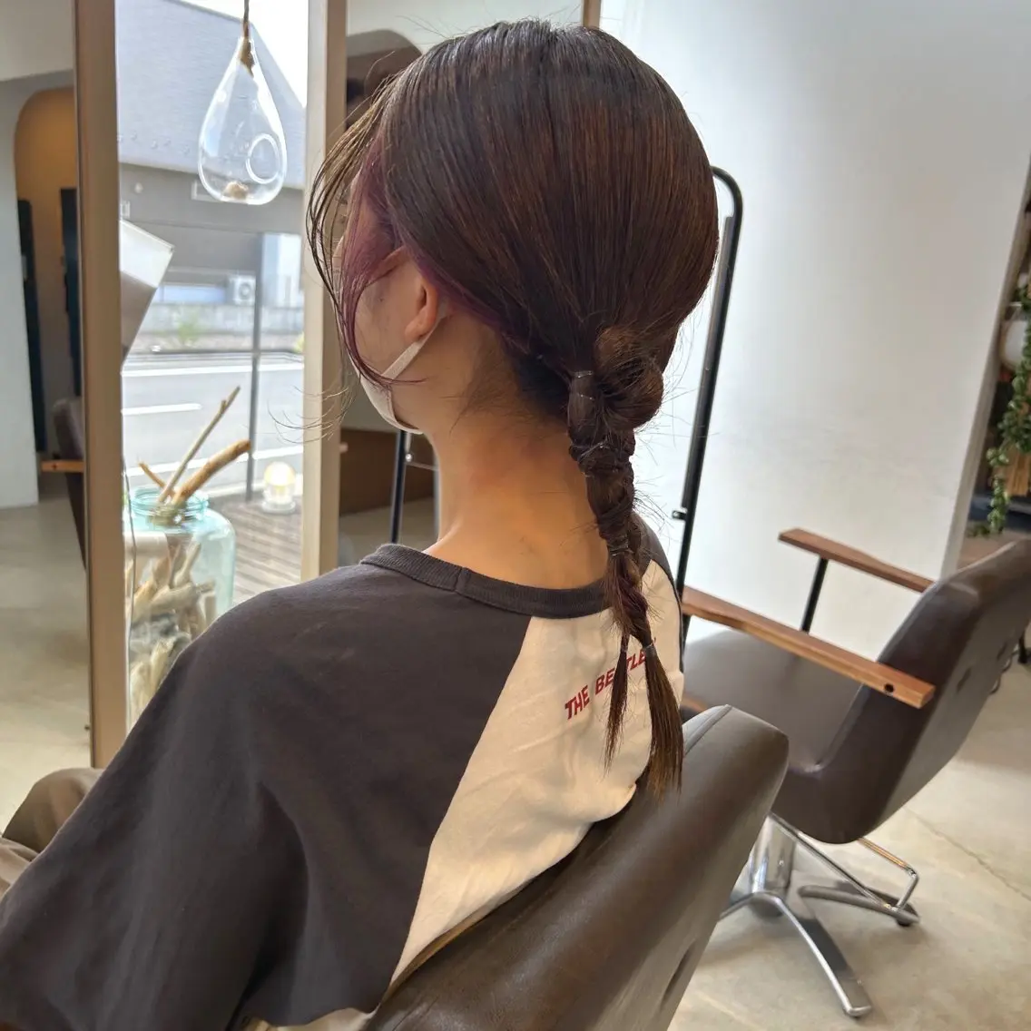 セミロング カット ヘアカラー 綿貫 美雪のヘアスタイル