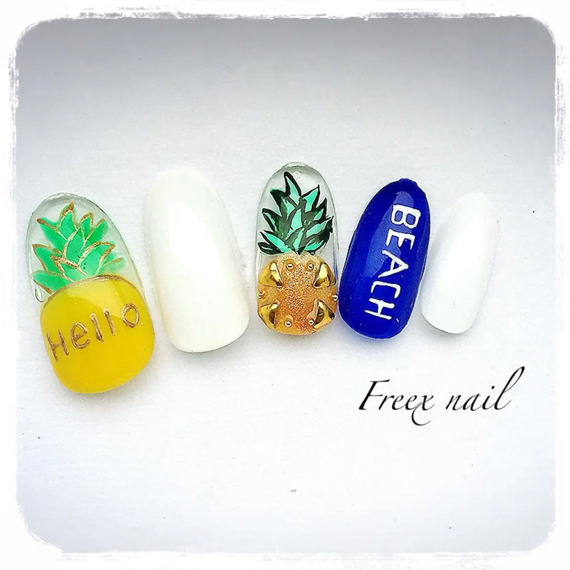 ネイル クリアネイル freex nail /ニュアンス/個性派のネイルデザイン