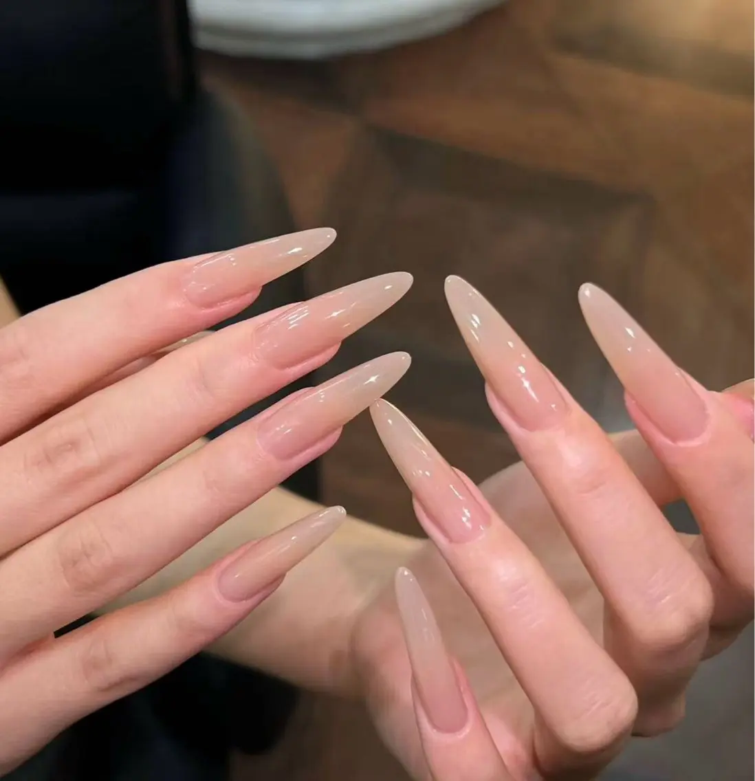 チップ長さだし+ワンカラーの写真