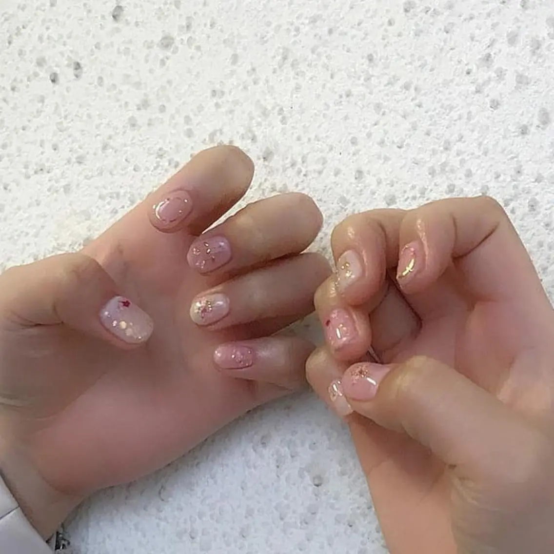 ネイル キラキラネイル ハンドネイル ハンドケア lylynail YUUKAのネイルデザイン