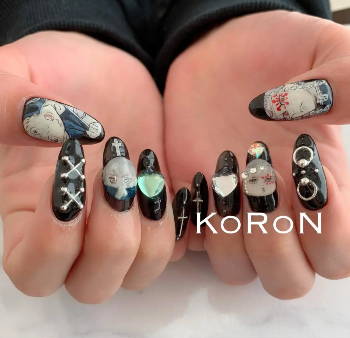 ネイル アートネイル ハンドネイル 自宅サロン鎌倉 KORONのネイルデザイン