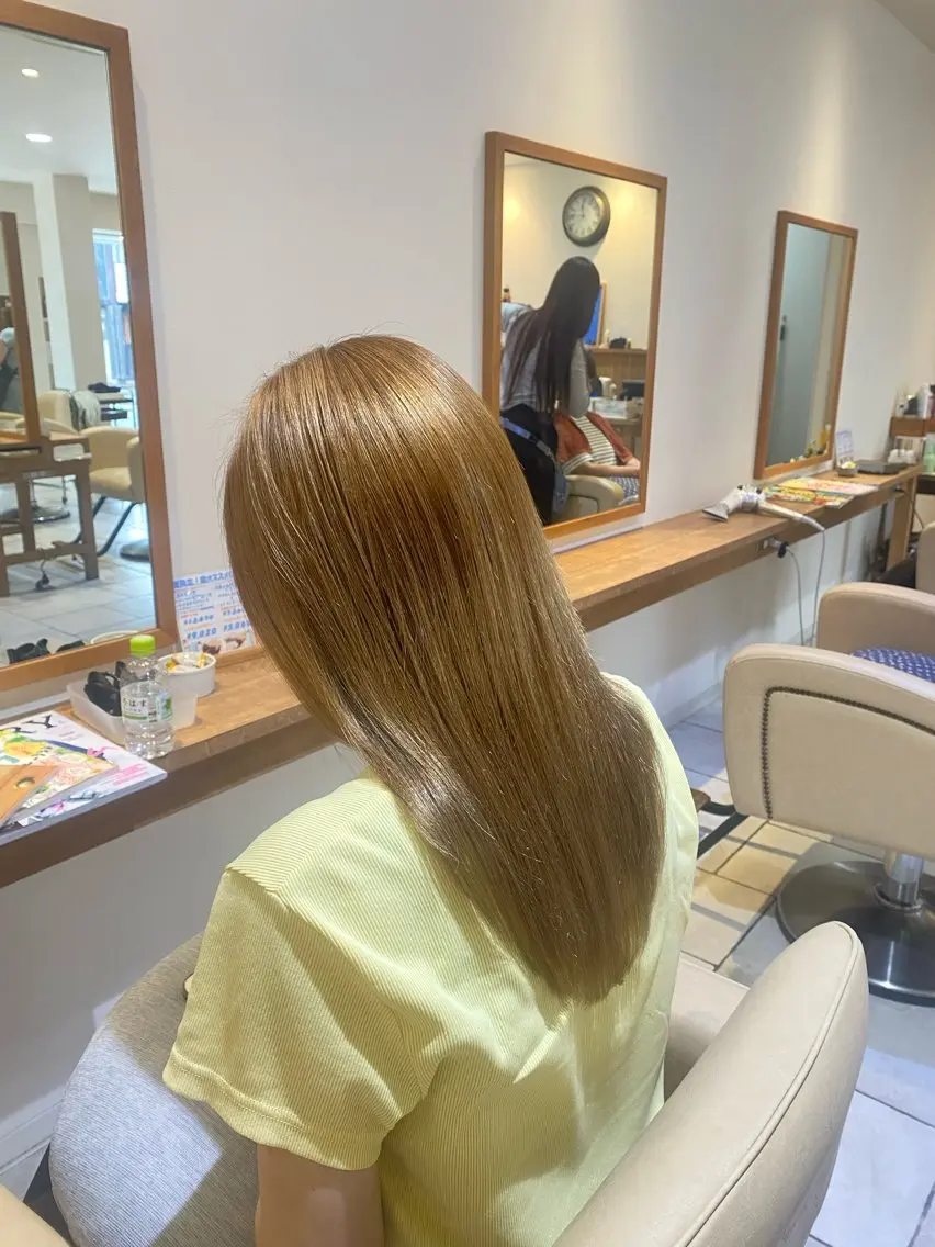 ロング ヘアカラー トリートメント preak megu☺︎︎︎︎のヘアスタイル