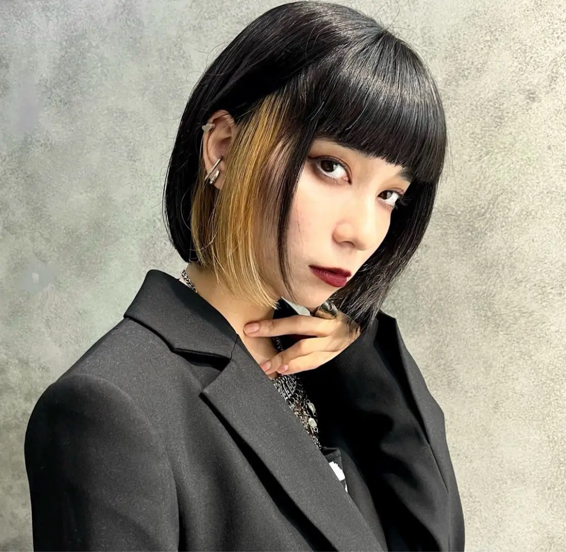 ショート カラー ヘアカラー 艶カラー🐳🫧 サヤカ 🐳のヘアスタイル