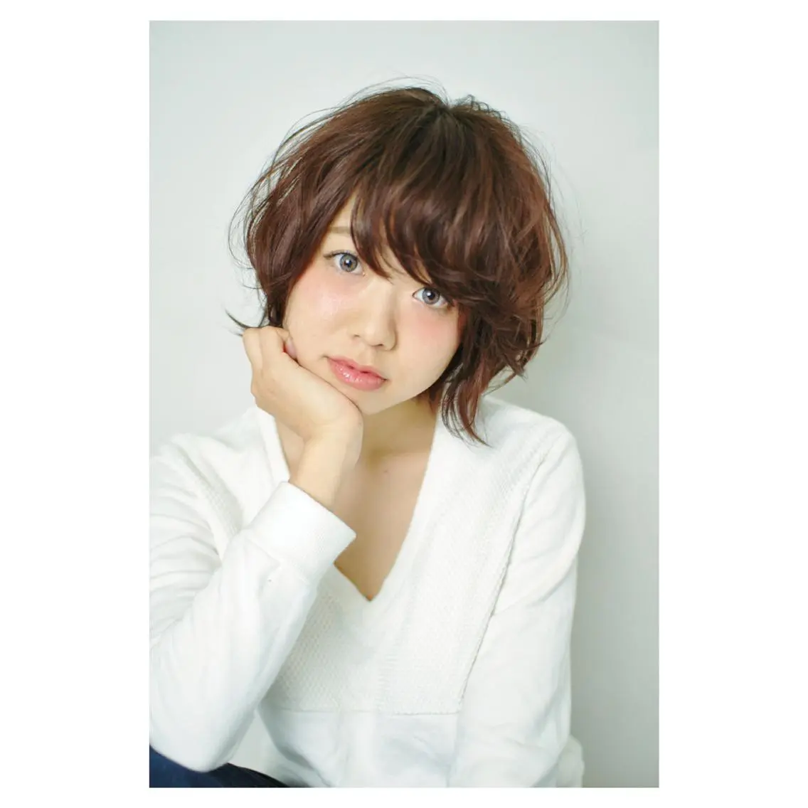 ミディアム カラー アッシュ ベージュカラー 透明感カラー ボブ カット ヘアカラー トリートメント ヘアセット センスをお届けします 大谷将生infpのヘアスタイル