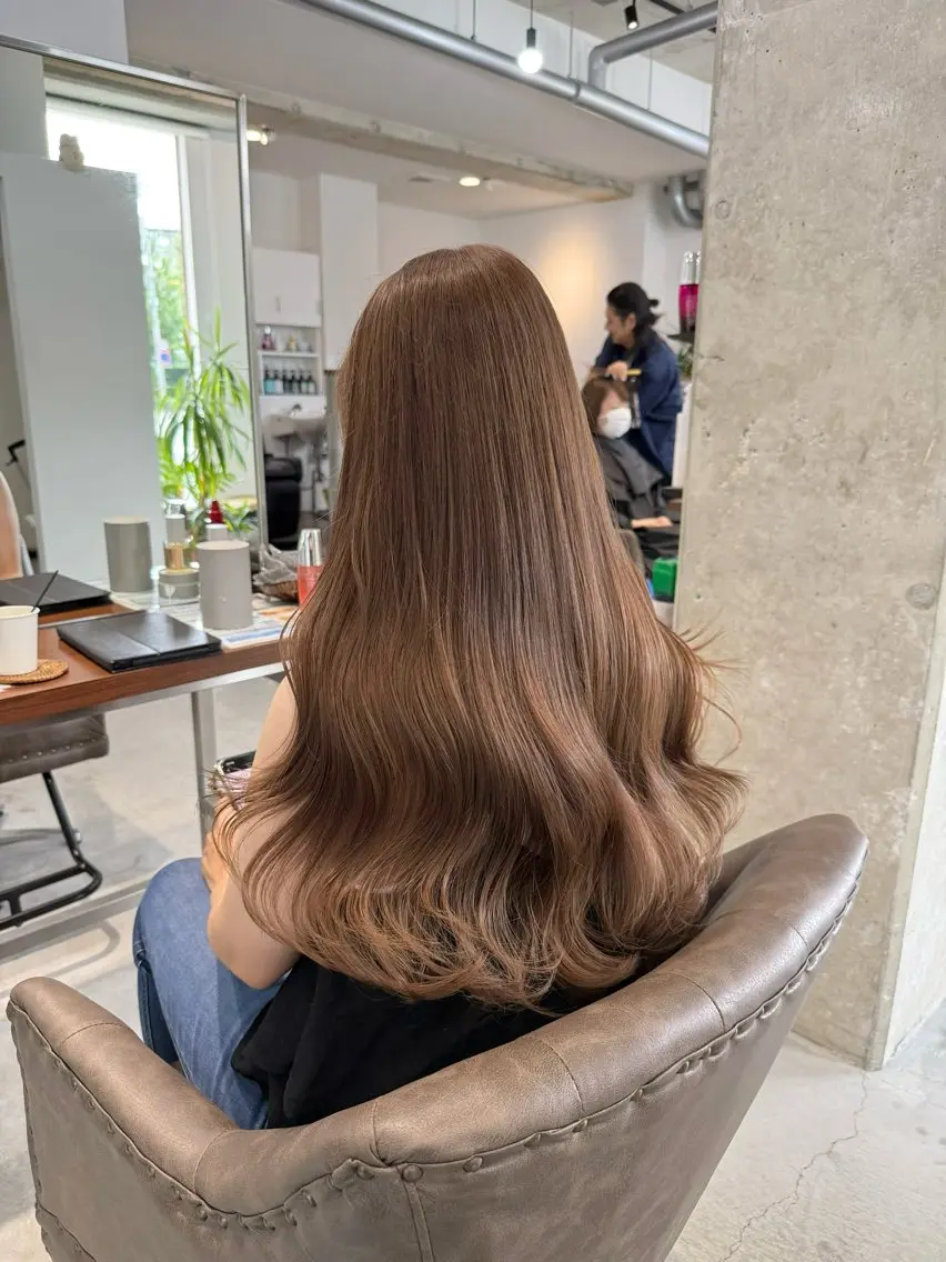 ロング カラー カット ヘアカラー カイリ /レイヤーカットのヘアスタイル