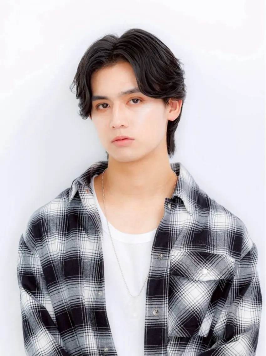 メンズ ヘアカラー ヘアセット Cloe中野 京坂 珠輝のヘアスタイル
