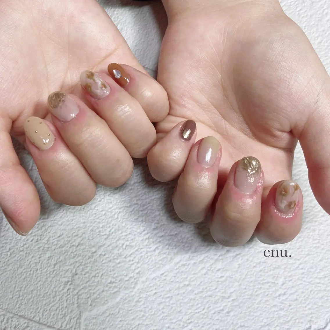 ネイル ハンドネイル enu. nanakoのネイルデザイン