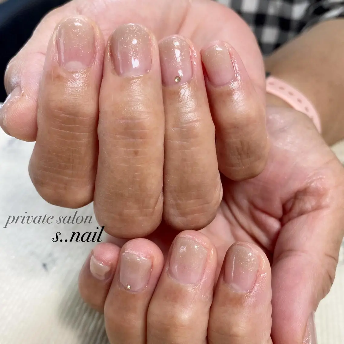 ネイル グラデーション ラメ(グリッター) ハンドネイル フットネイル s..nail / MORITAのネイルデザイン