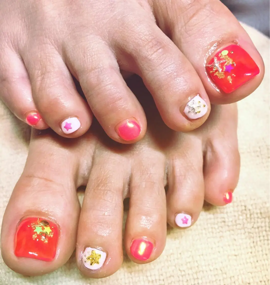 ネイル フットネイル nailist cocoのネイルデザイン