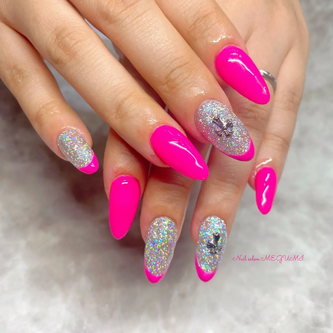 ネイル 持ち込み スカルプネイル Nail salon MEGUMIのネイルデザイン