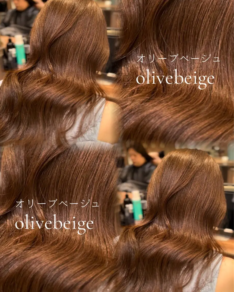 ロング カット ヘアカラー トリートメント 🦋盛れるレイヤー/ ベージュ/Ryugaのヘアスタイル