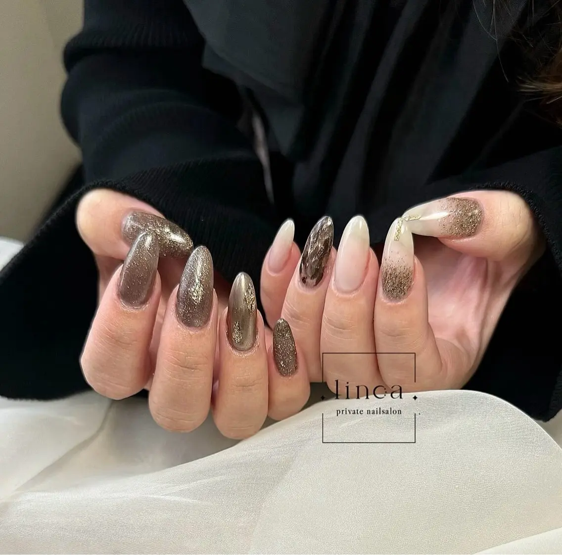 ネイル ニュアンスネイル ハンドネイル ハンドケア linoa nailのネイルデザイン