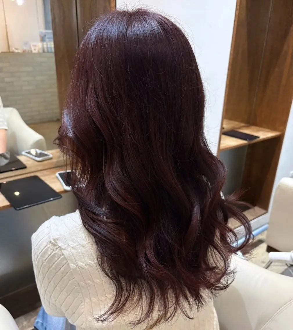 ロング ヘアカラー トリートメント miku 🫧のヘアスタイル