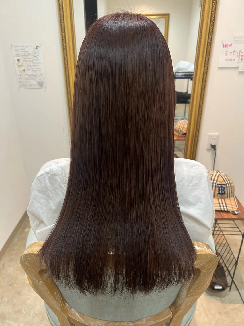 ロング カラー 刀根 梓織のヘアスタイル