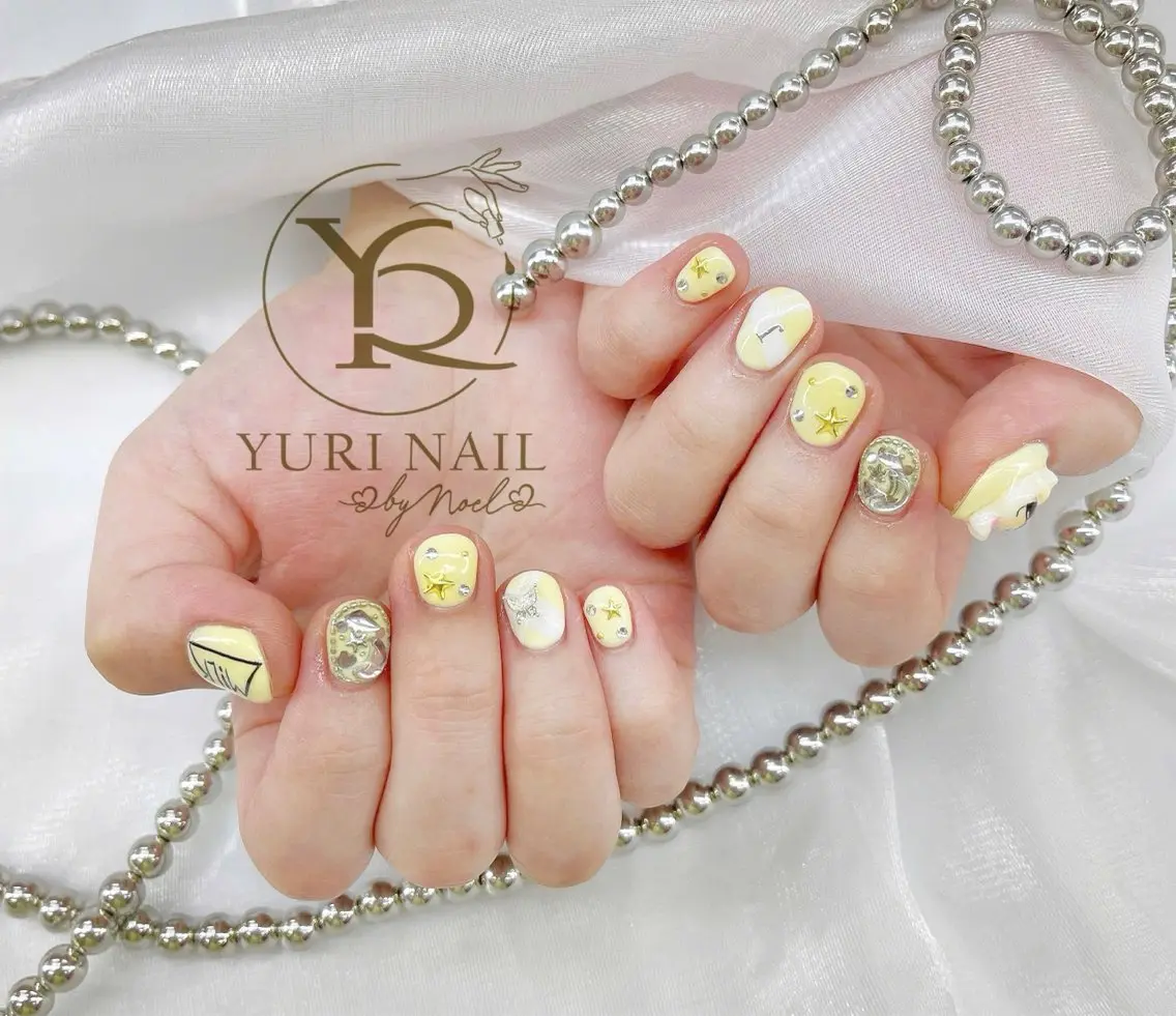 ネイル チークネイル フットネイル フレンチネイル グラデーション キラキラネイル ハンドネイル フットネイル ハンドケア YURI Nail Funabashiのネイルデザイン