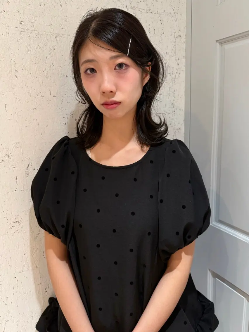 ミディアム カラー カット ヘアカラー トリートメント mai / linoah˚✧のヘアスタイル