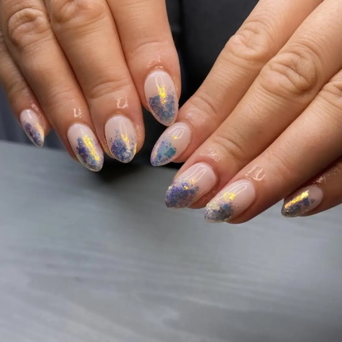 ネイル ラメ(グリッター) ハンドネイル Miley nailのネイルデザイン