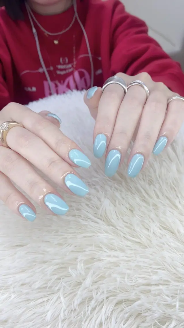 ネイル チークネイル 桜ネイル フレンチネイル ジェルネイル グラデーション ハンドネイル Hara Nail 【持ち込みOK】のネイルデザイン