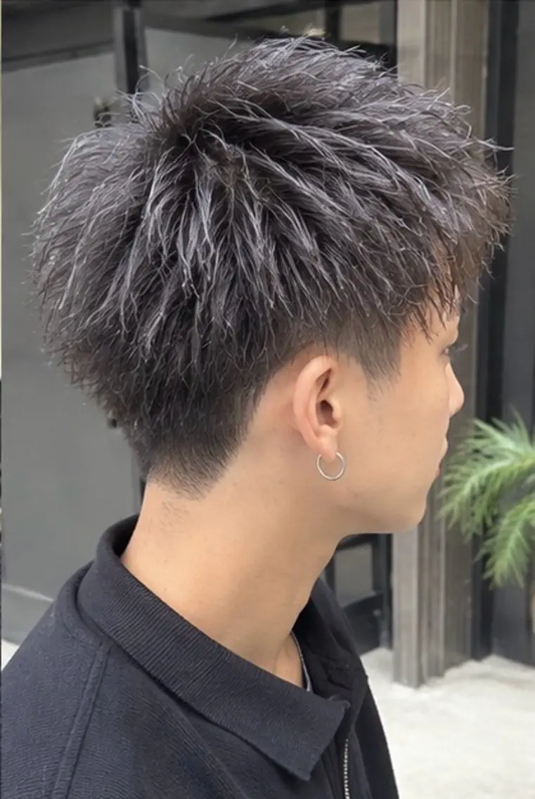 ショート ヘアカラー 芦屋・打出／ 縮毛矯正／前田尚希のヘアスタイル