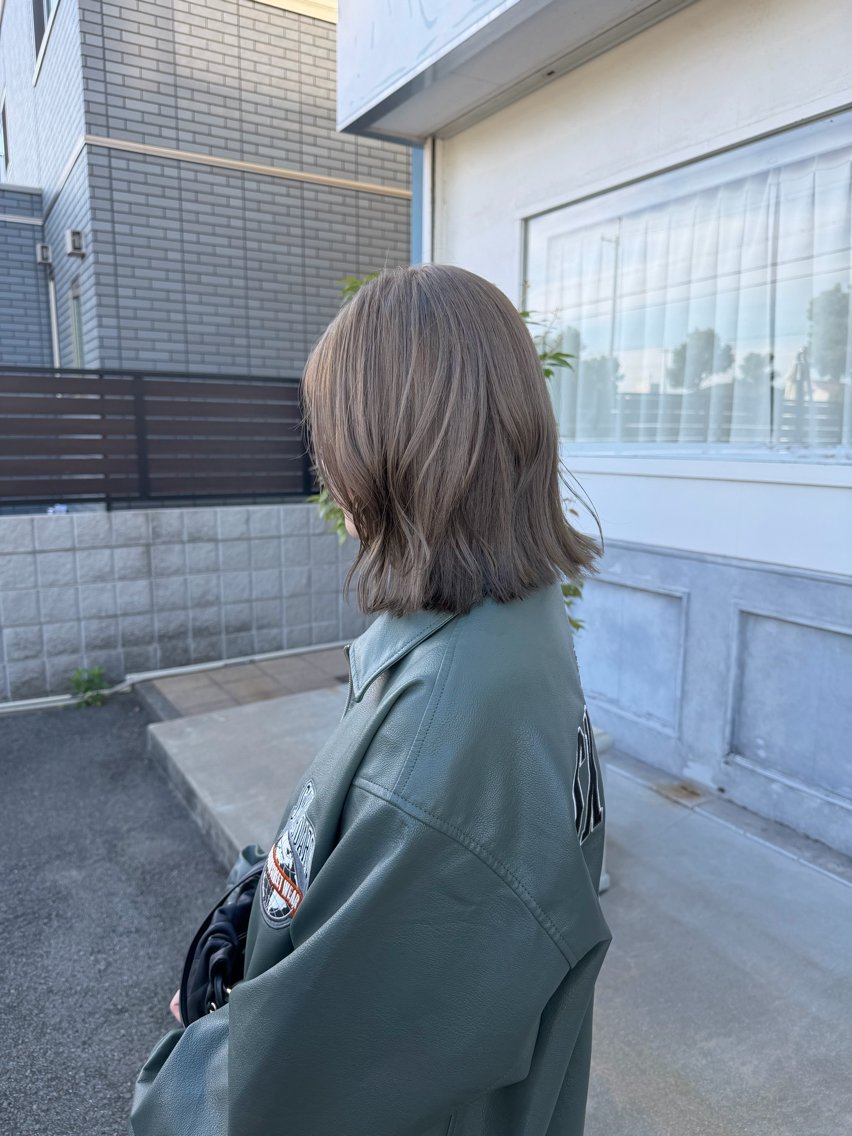 カラー 透明感カラー ヘアカラー 森 向日葵のヘアスタイル