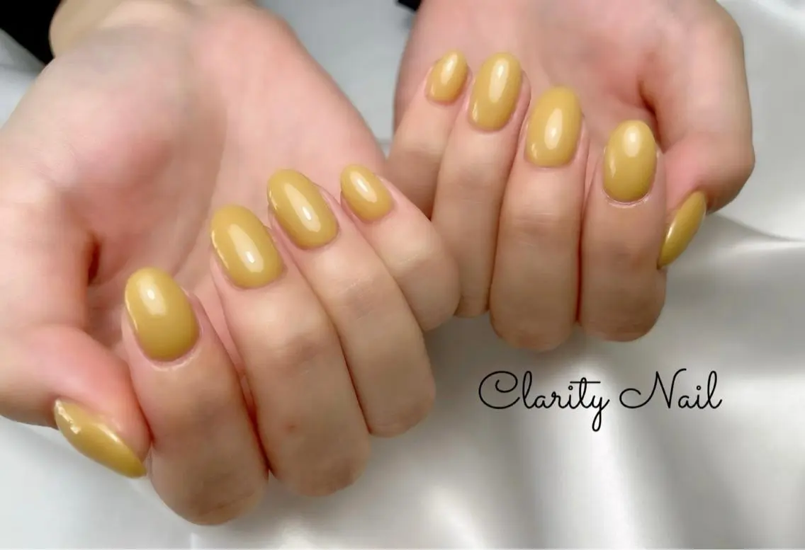 ネイル ワンカラーネイル ハンドネイル Clarity Nailのネイルデザイン