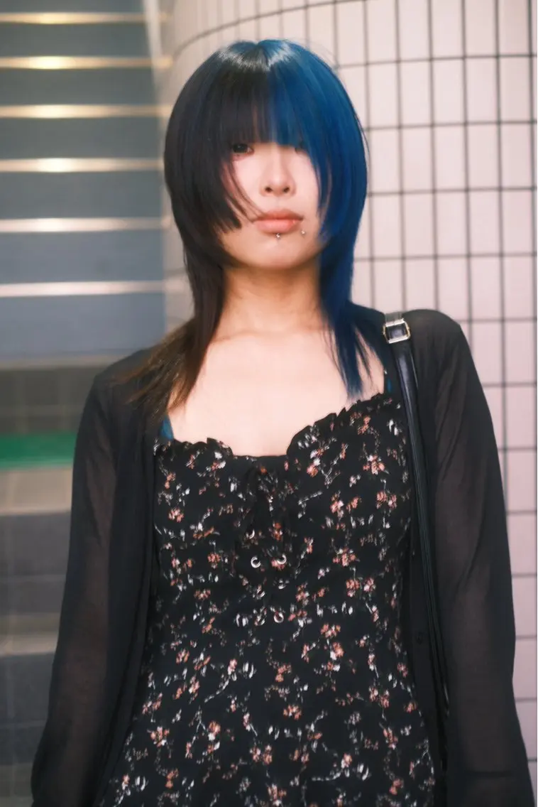ミディアム カラー ヘアアレンジ ヘアカラー トリートメント 個性爆弾💣 ダブルカラー/ゆかのヘアスタイル