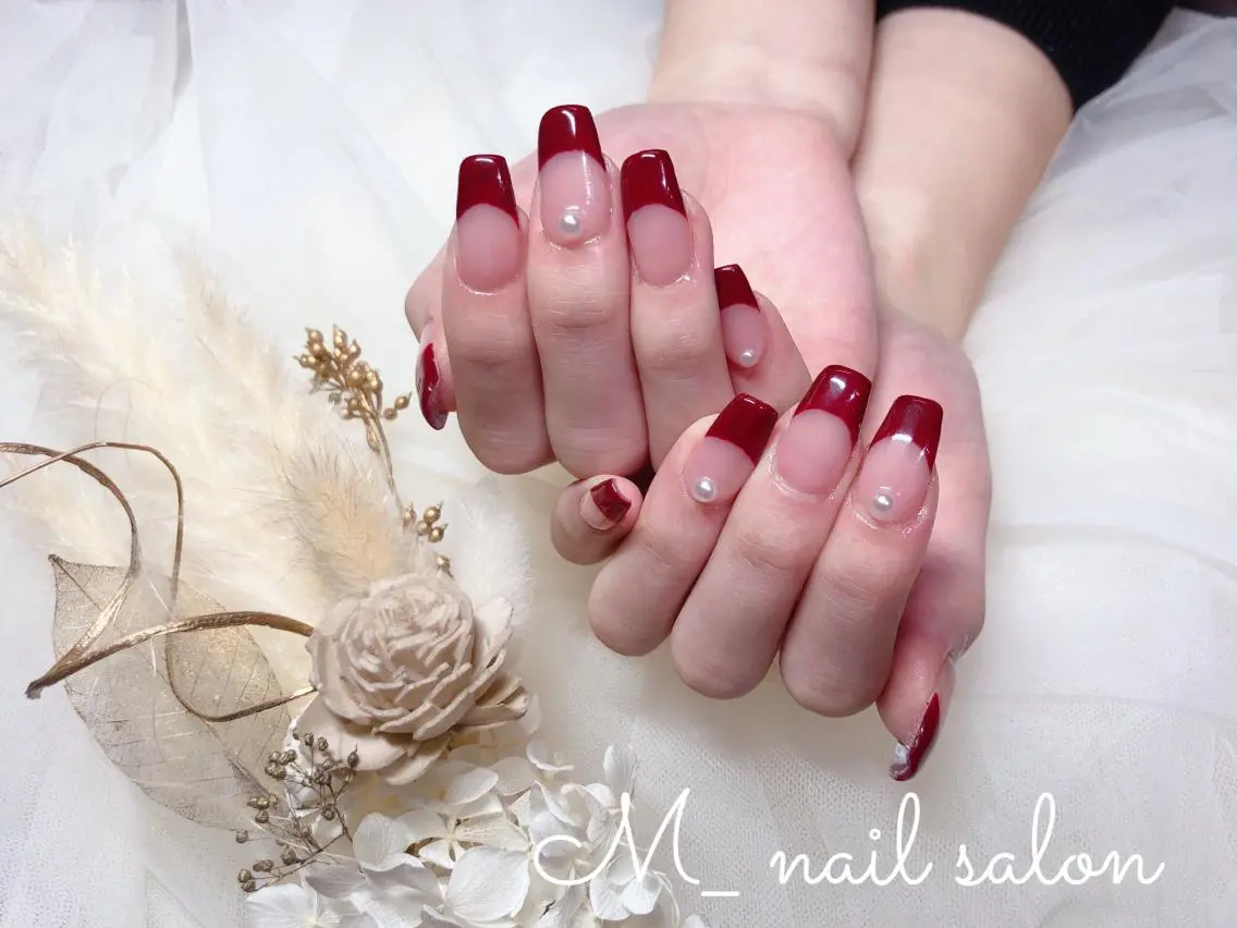 ネイル フレンチネイル M_ nail salonのネイルデザイン