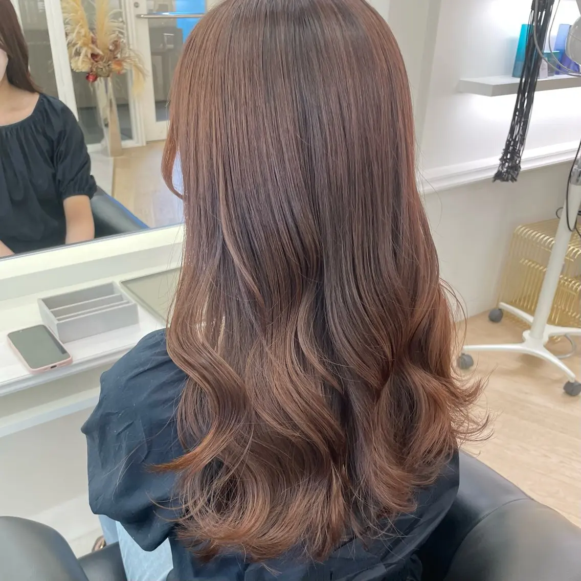 ロング カラー ヘアカラー ParveMix￤ 大賀さつき🍨🤍のヘアスタイル