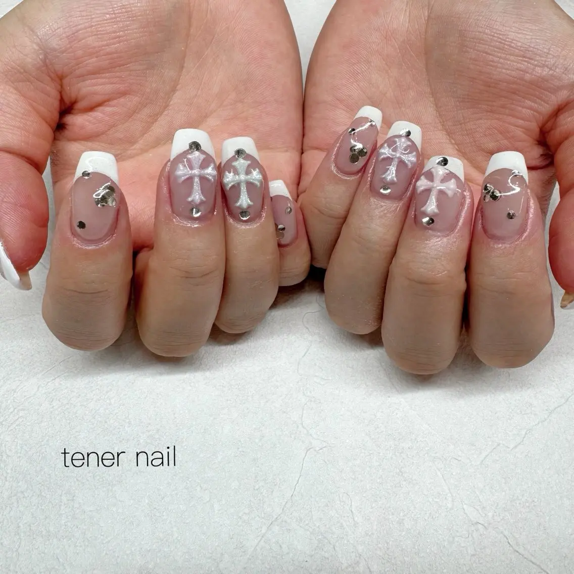 ネイル フレンチネイル パステルネイル ハンドネイル テネルネイル tener nailのネイルデザイン