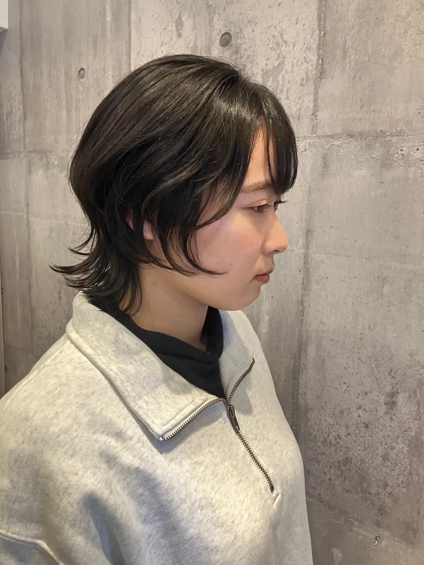 ショート レイヤーカット ウルフカット mai /attraのヘアスタイル